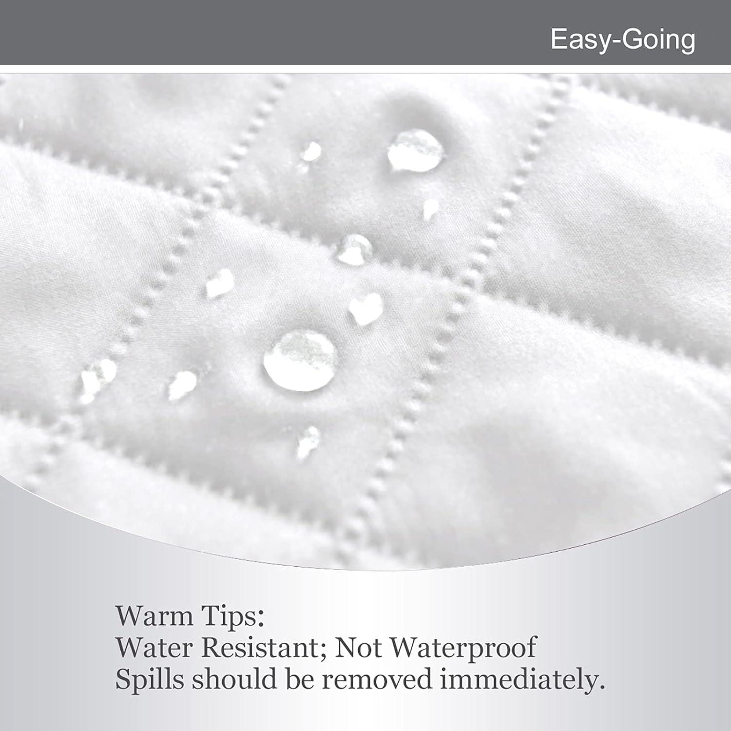 image:imageEasyGoing Reversible Oversized Couch Cover for 3 Cushion Couch Sofa Cover for Dogs Water Resistant Furniture Protector Cover with Foam Sticks for Pet Oversized Sofa GrayLight GrayWhiteWhite