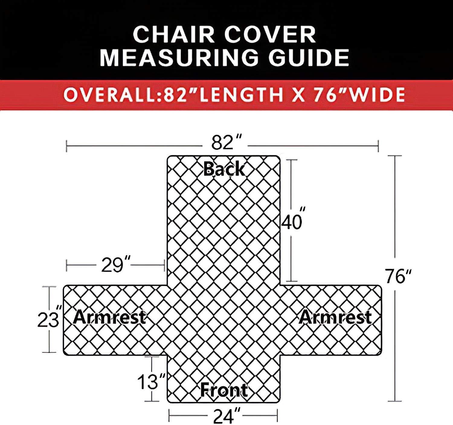 image:imageEasyGoing Reversible Oversized Couch Cover for 3 Cushion Couch Sofa Cover for Dogs Water Resistant Furniture Protector Cover with Foam Sticks for Pet Oversized Sofa GrayLight GrayLight GrayLight Gray