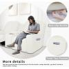 Easy-Going 1 Piece Stretch Reclining Loveseat with Middle Console Slipcover, 2 Seater Loveseat Recliner Cover with Holder and Storage, Recliner Couch Sofa Cover, Furniture Protector Dark Gray(Cream)