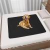 Easy-Going 100% Waterproof Dog Bed Cover, Non-Slip Pet Blanket for Furniture, Washable Couch Cover, Repleasement Sofa Cover (68×82 in,Gray)(Black)