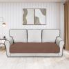 Easy-Going 100% Waterproof Dog Bed Cover, Non-Slip Pet Blanket for Furniture, Washable Couch Cover, Repleasement Sofa Cover (68×82 in,Gray)(Brown)
