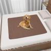 Easy-Going 100% Waterproof Dog Bed Cover, Non-Slip Pet Blanket for Furniture, Washable Couch Cover, Repleasement Sofa Cover (68×82 in,Gray)(Brown)