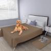 Easy-Going 100% Waterproof Dog Bed Cover, Non-Slip Pet Blanket for Furniture, Washable Couch Cover, Repleasement Sofa Cover (68×82 in,Gray)(Camel)