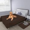 Easy-Going 100% Waterproof Dog Bed Cover, Non-Slip Pet Blanket for Furniture, Washable Couch Cover, Repleasement Sofa Cover (68×82 in,Gray)(Coffee)
