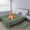 Easy-Going 100% Waterproof Dog Bed Cover, Non-Slip Pet Blanket for Furniture, Washable Couch Cover, Repleasement Sofa Cover (68×82 in,Gray)(Greyish Green)