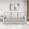 Easy-Going 100% Waterproof Dog Bed Cover, Non-Slip Pet Blanket for Furniture, Washable Couch Cover, Repleasement Sofa Cover (68×82 in,Gray)(Light Gray)