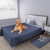 Easy-Going 100% Waterproof Dog Bed Cover, Non-Slip Pet Blanket for Furniture, Washable Couch Cover, Repleasement Sofa Cover (68×82 in,Gray)(Navy)