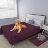 Easy-Going 100% Waterproof Dog Bed Cover, Non-Slip Pet Blanket for Furniture, Washable Couch Cover, Repleasement Sofa Cover (68×82 in,Gray)(Wine)