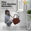 Easy-Going 8 Pieces Recliner Sofa Stretch Sofa Slipcover Sofa Cover Furniture Protector Couch Soft with Elastic Bottom Kids, Spandex Jacquard Fabric Small Checks Dark Gray(Coffee)
