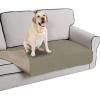 Easy-Going 100% Waterproof Dog Bed Cover, Non-Slip Pet Blanket for Furniture, Washable Couch Cover, Repleasement Sofa Cover (68×82 in,Gray)(Beige)