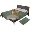Easy-Going 100% Waterproof Dog Bed Cover, Non-Slip Pet Blanket for Furniture, Washable Couch Cover, Repleasement Sofa Cover (68×82 in,Gray)(Greyish Green)