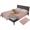 Easy-Going 100% Waterproof Dog Bed Cover, Non-Slip Pet Blanket for Furniture, Washable Couch Cover, Repleasement Sofa Cover (68×82 in,Gray)(Pink)