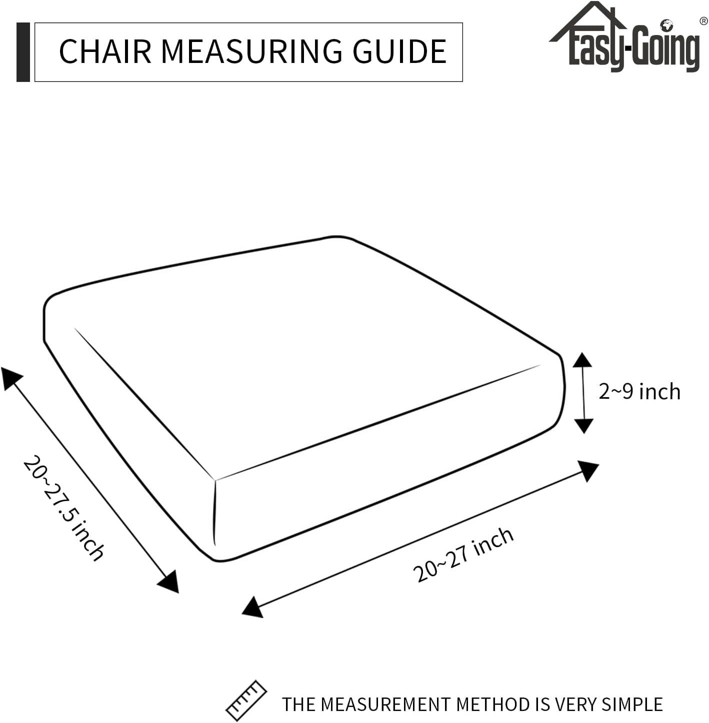 image:imageEasyGoing 100 Waterproof 4 Pieces Couch Cushion Covers for Sectional Sofa LeftRight L Shape Chaise Lounge Sofa Seat slipcover AntiSlip Sofa Cover 3 Seater 1 Chaise Dark GrayPeacock Blue
