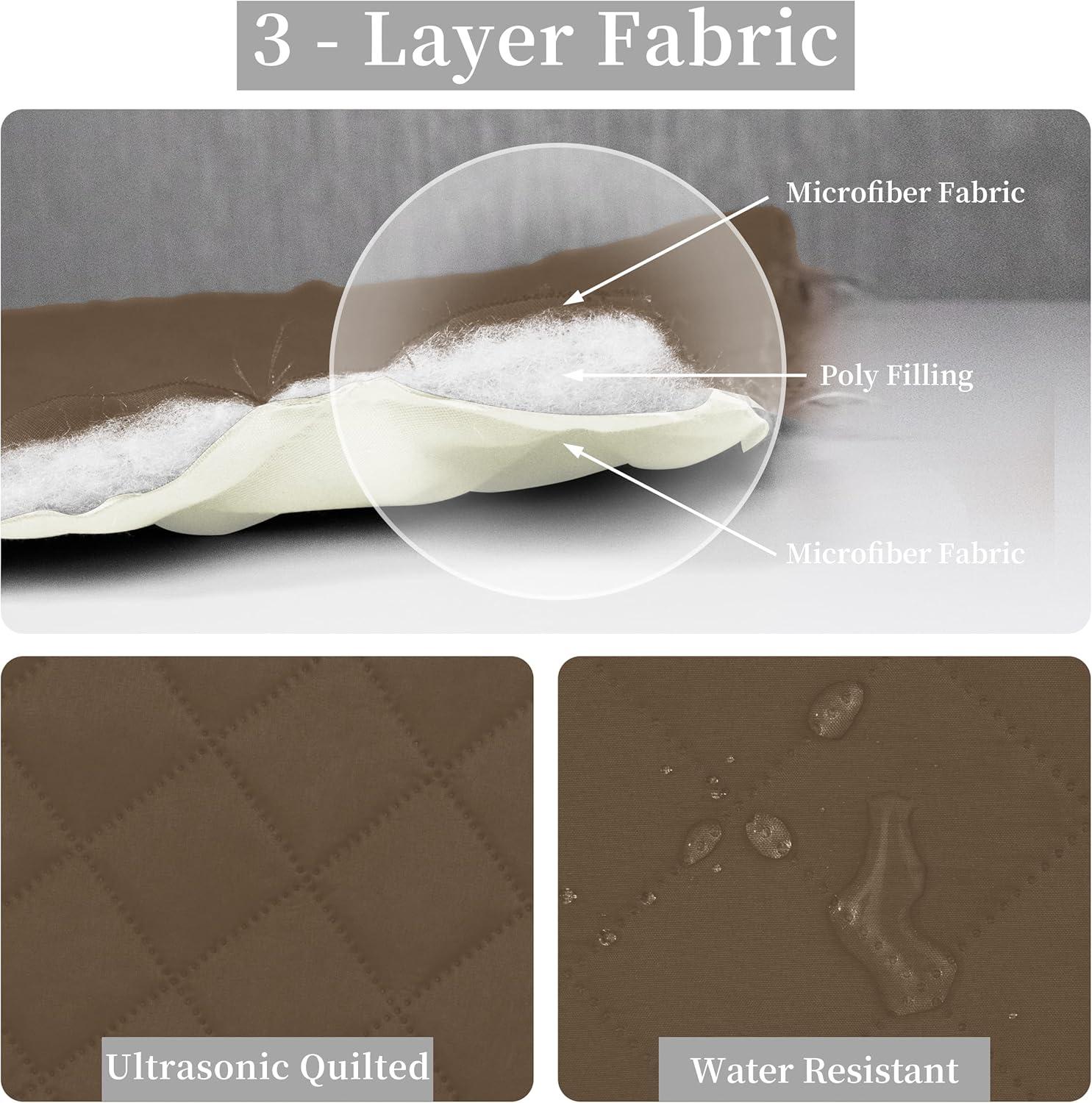 image:imageEasyGoing FullQueen Size Reversible Quilt Set with 1 Quilt and 2 Pillow Shams Soft Bed Quilt Cover Lightweight Microfiber Bedspread Water and Stain Resistant GrayLight GrayCamelIvory