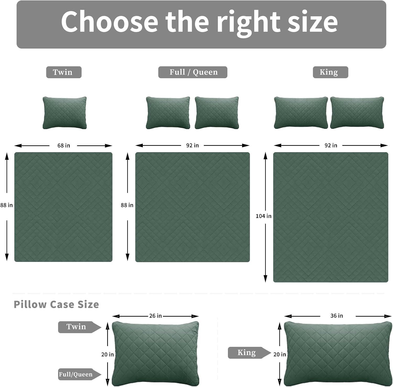 image:imageEasyGoing FullQueen Size Reversible Quilt Set with 1 Quilt and 2 Pillow Shams Soft Bed Quilt Cover Lightweight Microfiber Bedspread Water and Stain Resistant GrayLight GrayCyanIvory