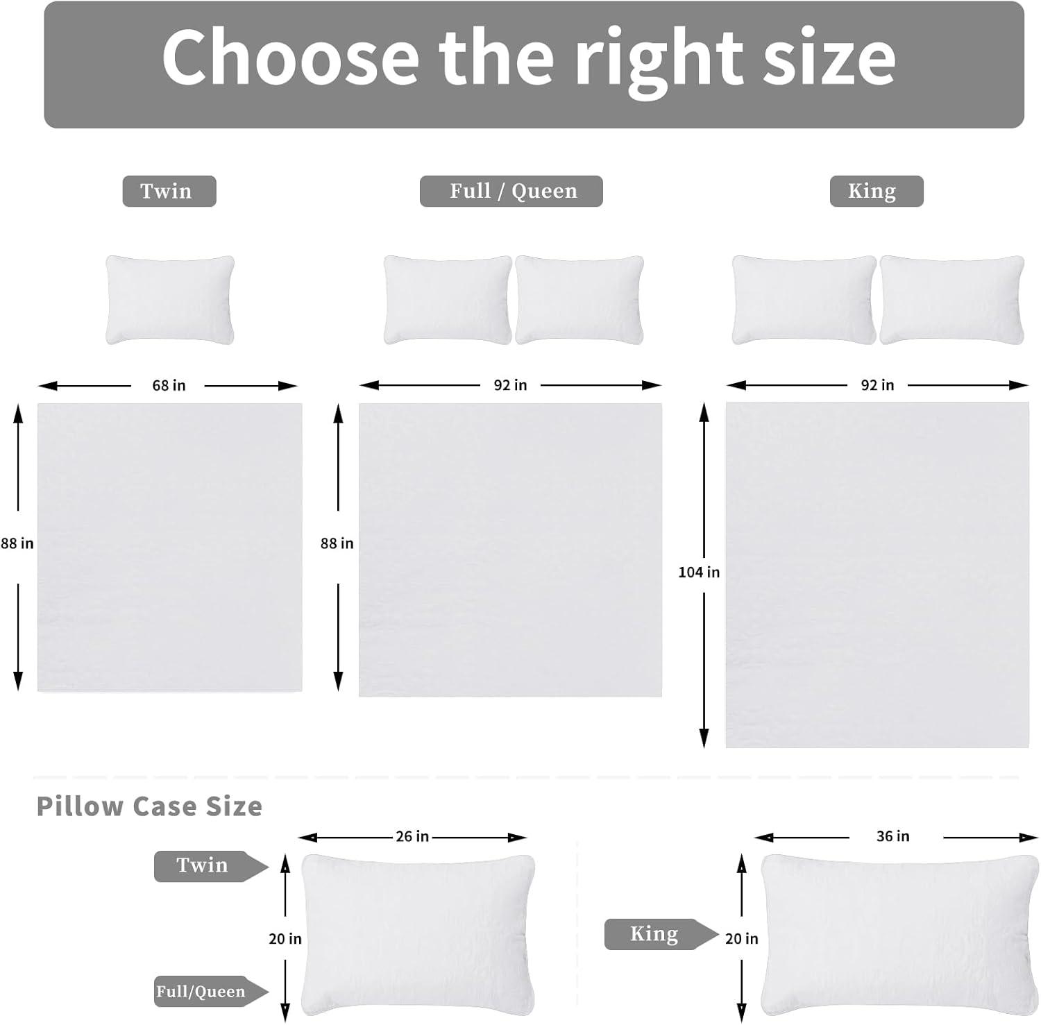image:imageEasyGoing FullQueen Size Reversible Quilt Set with 1 Quilt and 2 Pillow Shams Soft Bed Quilt Cover Lightweight Microfiber Bedspread Water and Stain Resistant GrayLight GrayDamaskwhiteWhite