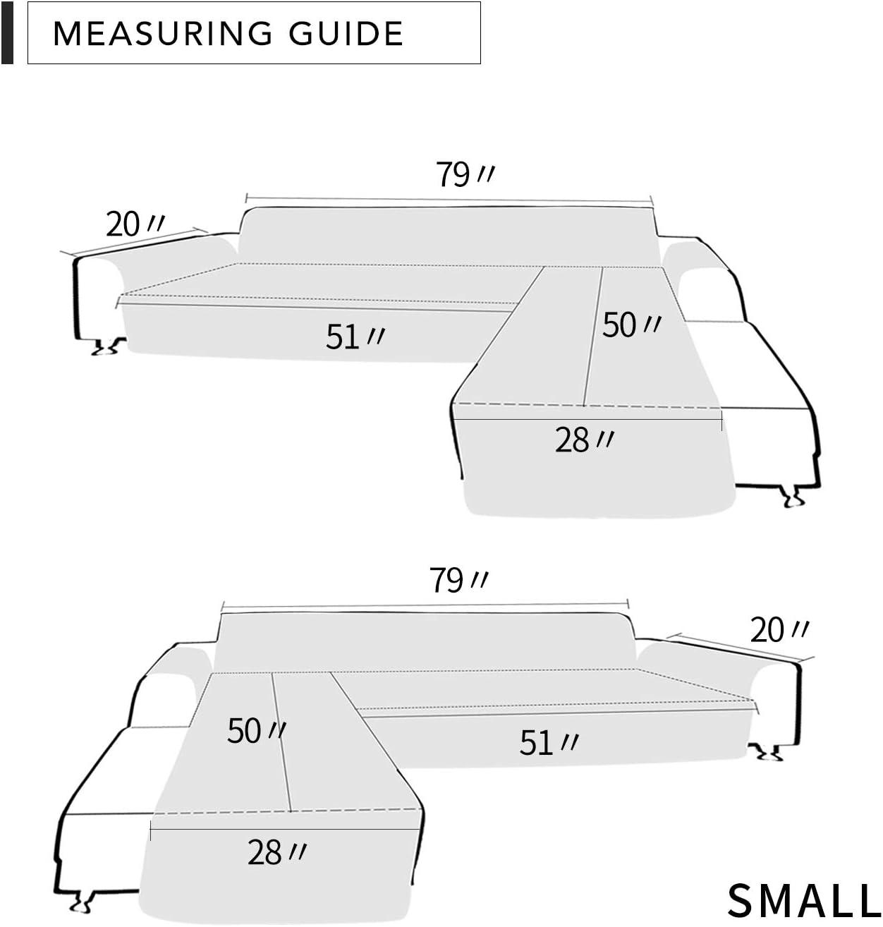 image:imageEasyGoing Sectional Couch Covers for Dogs L Shape Sofa Cover Reversible Sofa Slipcover Chaise Lounge Cover Furniture Protector Cover for Pets Dog Cat Large Dark GrayDark GrayPinkPink