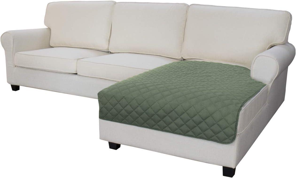 image:imageEasyGoing Sectional Couch Covers for Dogs L Shape Sofa Cover Reversible Sofa Slipcover Chaise Lounge Cover Furniture Protector Cover for Pets Dog Cat Large Dark GrayDark GrayGreyish GreenGreyish Green