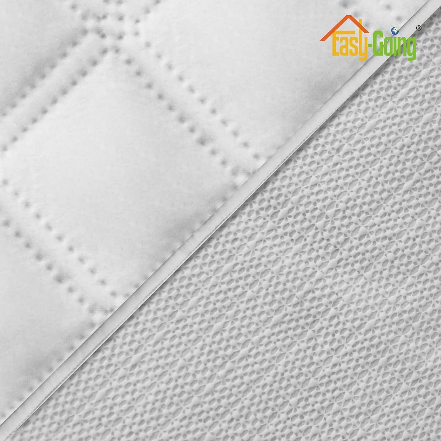 image:imageEasyGoing Sofa Slipcover Waterproof Couch Cover for 3 Cushion Couch Sofa Cover Furniture Protector Cover Pets Covers Washable NonSlip Fabric Pets Kids Children Dog Cat Sofa ChocolateWhite