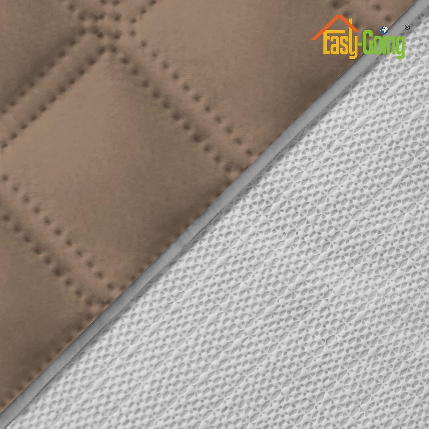 image:imageEasyGoing Sofa Slipcover Waterproof Couch Cover for 3 Cushion Couch Sofa Cover Furniture Protector Cover Pets Covers Washable NonSlip Fabric Pets Kids Children Dog Cat Sofa ChocolateCamel