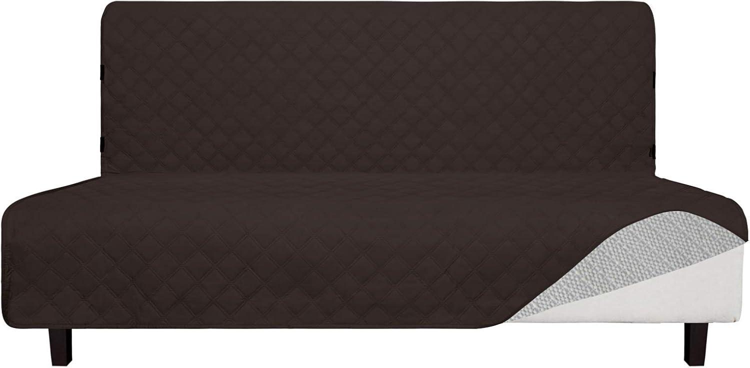 image:imageEasyGoing Sofa Slipcover Waterproof Couch Cover for 3 Cushion Couch Sofa Cover Furniture Protector Cover Pets Covers Washable NonSlip Fabric Pets Kids Children Dog Cat Sofa ChocolateChocolate