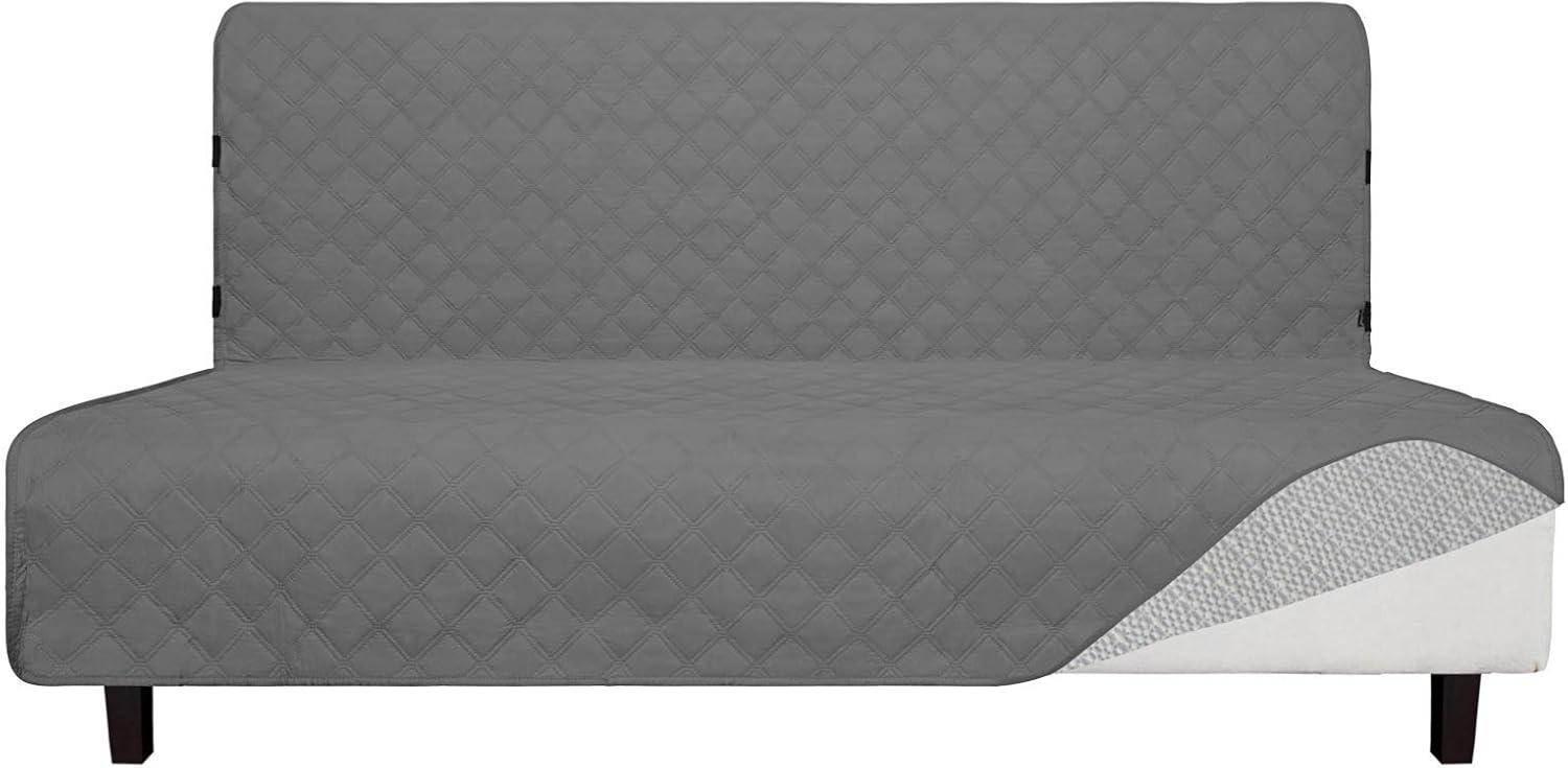image:imageEasyGoing Sofa Slipcover Waterproof Couch Cover for 3 Cushion Couch Sofa Cover Furniture Protector Cover Pets Covers Washable NonSlip Fabric Pets Kids Children Dog Cat Sofa ChocolateGrey