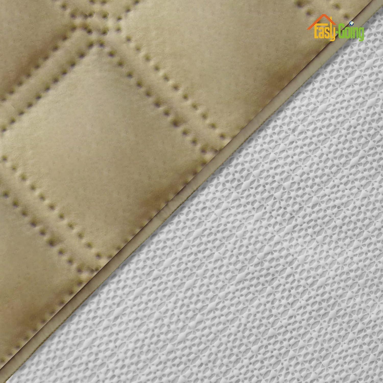 image:imageEasyGoing Sofa Slipcover Waterproof Couch Cover for 3 Cushion Couch Sofa Cover Furniture Protector Cover Pets Covers Washable NonSlip Fabric Pets Kids Children Dog Cat Sofa ChocolateSand
