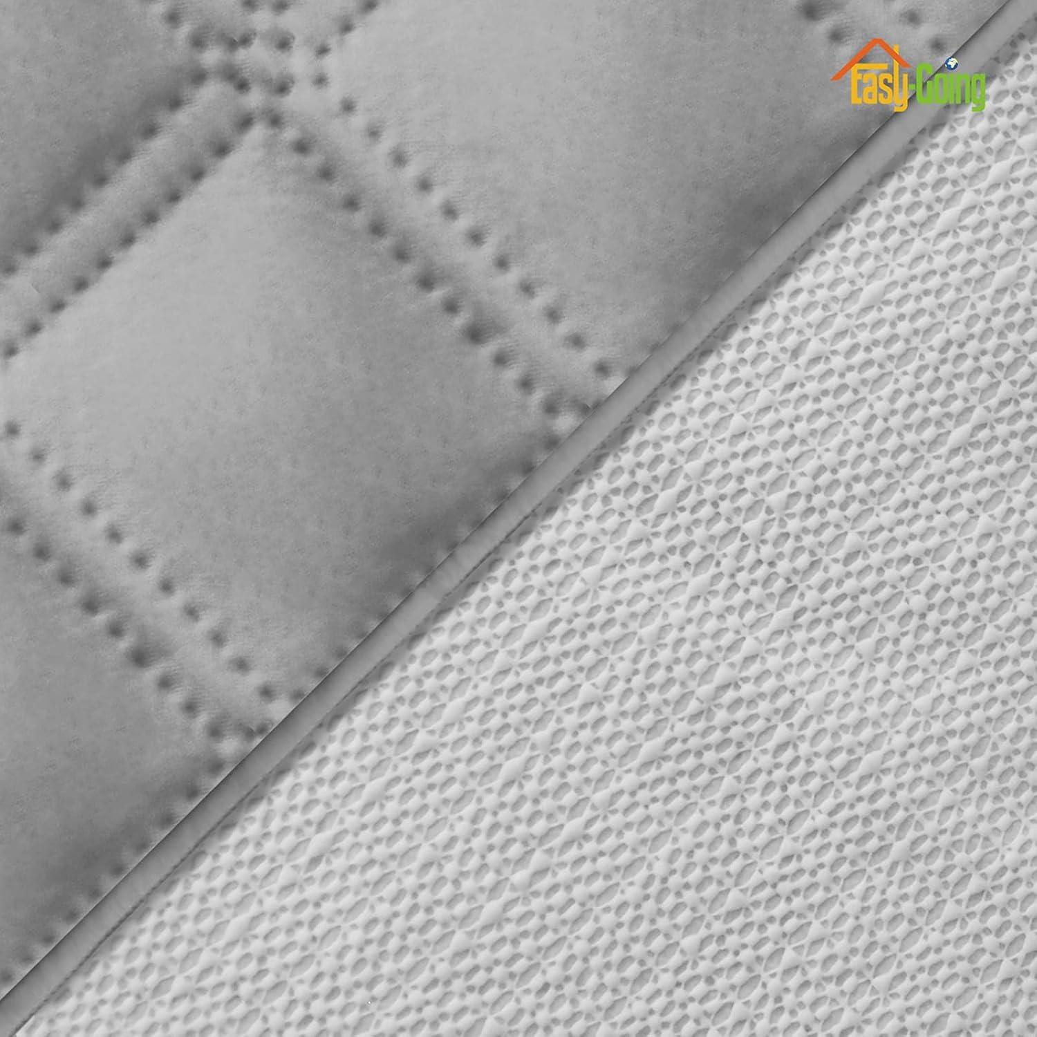image:imageEasyGoing Sofa Slipcover Waterproof Couch Cover for 3 Cushion Couch Sofa Cover Furniture Protector Cover Pets Covers Washable NonSlip Fabric Pets Kids Children Dog Cat Sofa ChocolateGrey