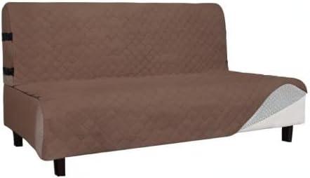 image:imageEasyGoing Sofa Slipcover Waterproof Couch Cover for 3 Cushion Couch Sofa Cover Furniture Protector Cover Pets Covers Washable NonSlip Fabric Pets Kids Children Dog Cat Sofa ChocolateBrown
