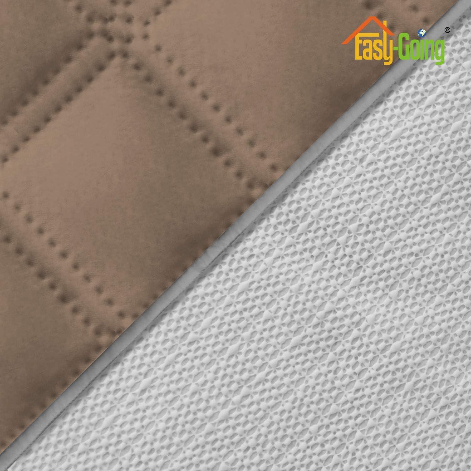 image:imageEasyGoing Sofa Slipcover Waterproof Couch Cover for 3 Cushion Couch Sofa Cover Furniture Protector Cover Pets Covers Washable NonSlip Fabric Pets Kids Children Dog Cat Sofa ChocolateBrown