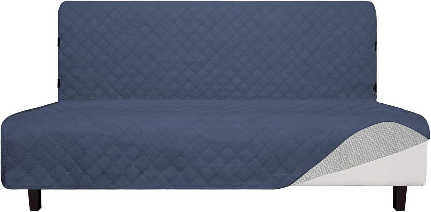 image:imageEasyGoing Sofa Slipcover Waterproof Couch Cover for 3 Cushion Couch Sofa Cover Furniture Protector Cover Pets Covers Washable NonSlip Fabric Pets Kids Children Dog Cat Sofa ChocolateNavy