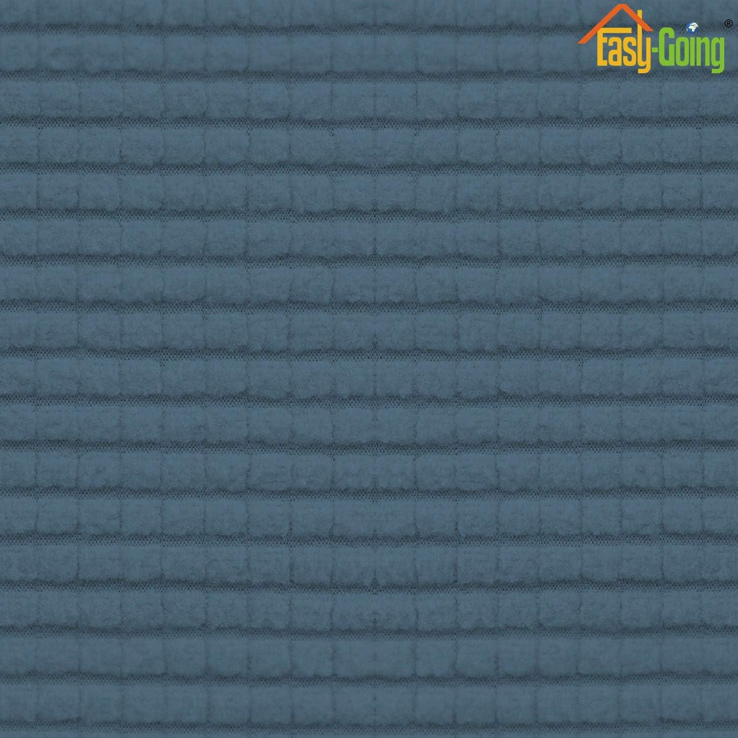 image:imageEasyGoing Stretch 4 Pieces Couch Cushion Covers for Sectional Sofa LeftRight L Shape Chaise Lounge Sofa Seat slipcover AntiSlip Sofa Cover Soft 3 Seater 1 Chaise Dark GrayBluestone