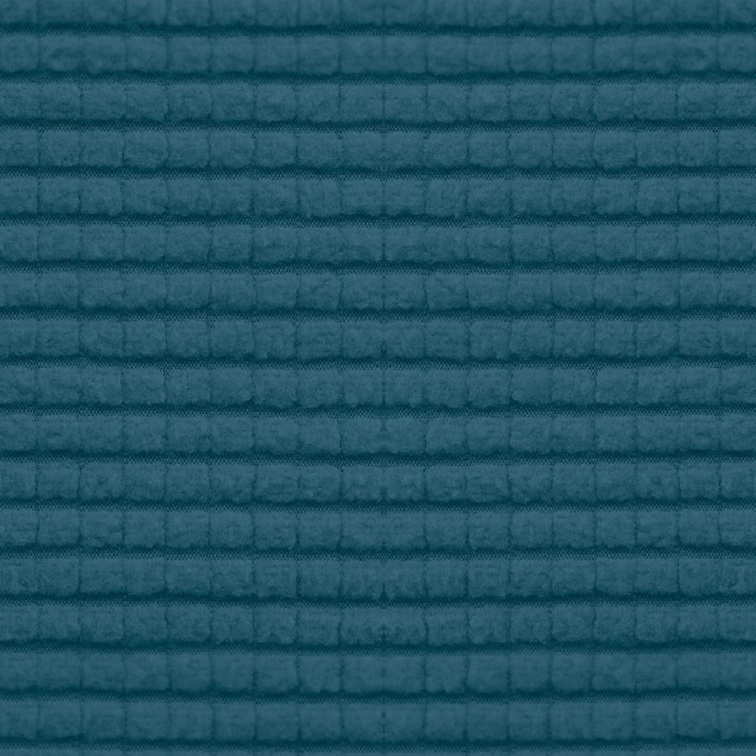 image:imageEasyGoing Stretch 4 Pieces Couch Cushion Covers for Sectional Sofa LeftRight L Shape Chaise Lounge Sofa Seat slipcover AntiSlip Sofa Cover Soft 3 Seater 1 Chaise Dark GrayPeacock Blue