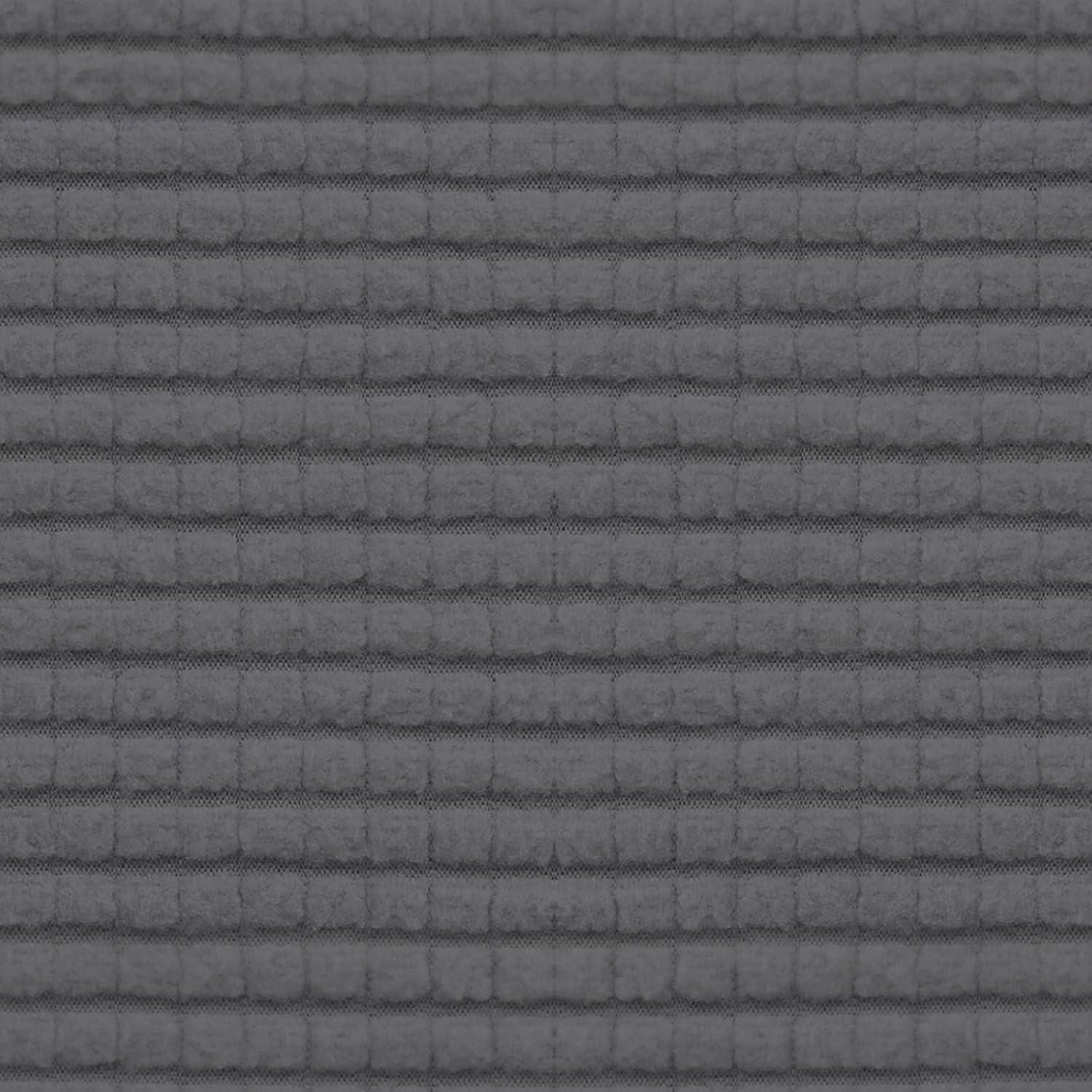 image:imageEasyGoing Stretch 4 Pieces Couch Cushion Covers for Sectional Sofa LeftRight L Shape Chaise Lounge Sofa Seat slipcover AntiSlip Sofa Cover Soft 3 Seater 1 Chaise Dark GrayGrey