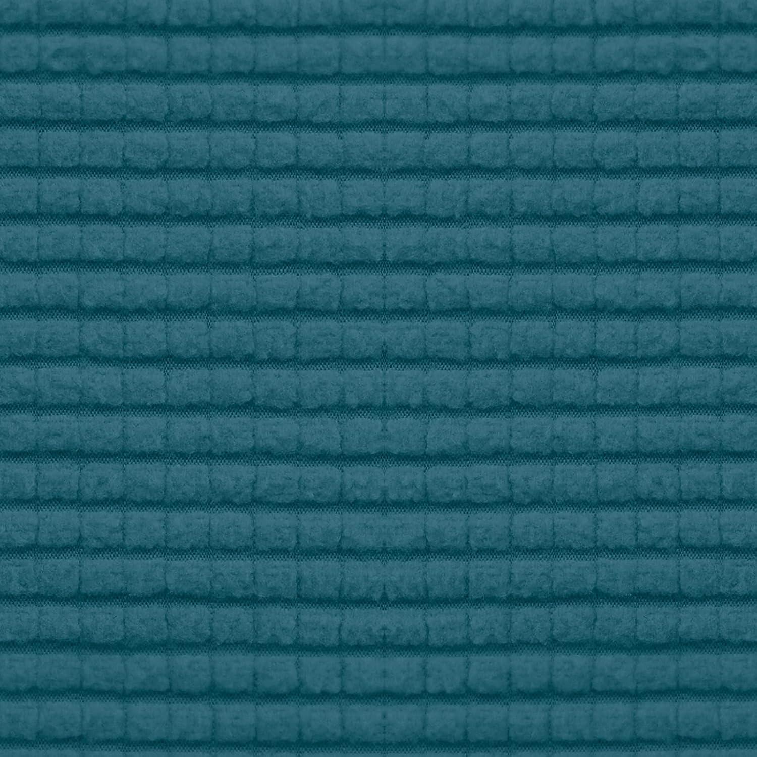 image:imageEasyGoing Stretch 4 Pieces Couch Cushion Covers for Sectional Sofa LeftRight L Shape Chaise Lounge Sofa Seat slipcover AntiSlip Sofa Cover Soft 3 Seater 1 Chaise Dark GrayPeacock Blue
