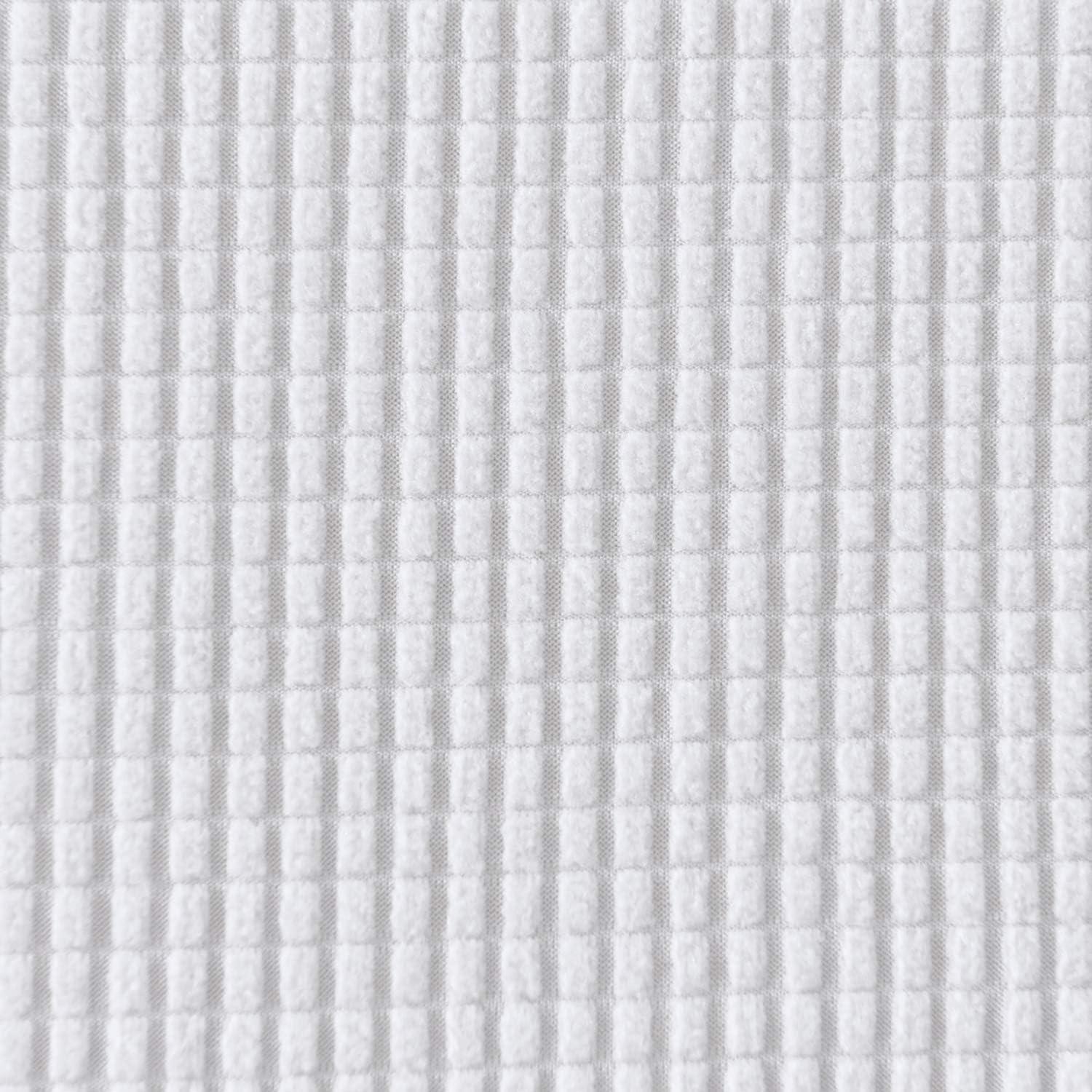image:imageEasyGoing Stretch Wingback Chair Sofa Slipcover 1Piece Sofa Cover Furniture Protector Couch Soft with Elastic Bottom Spandex Jacquard Fabric Small ChecksWing ChairCamelSnow White