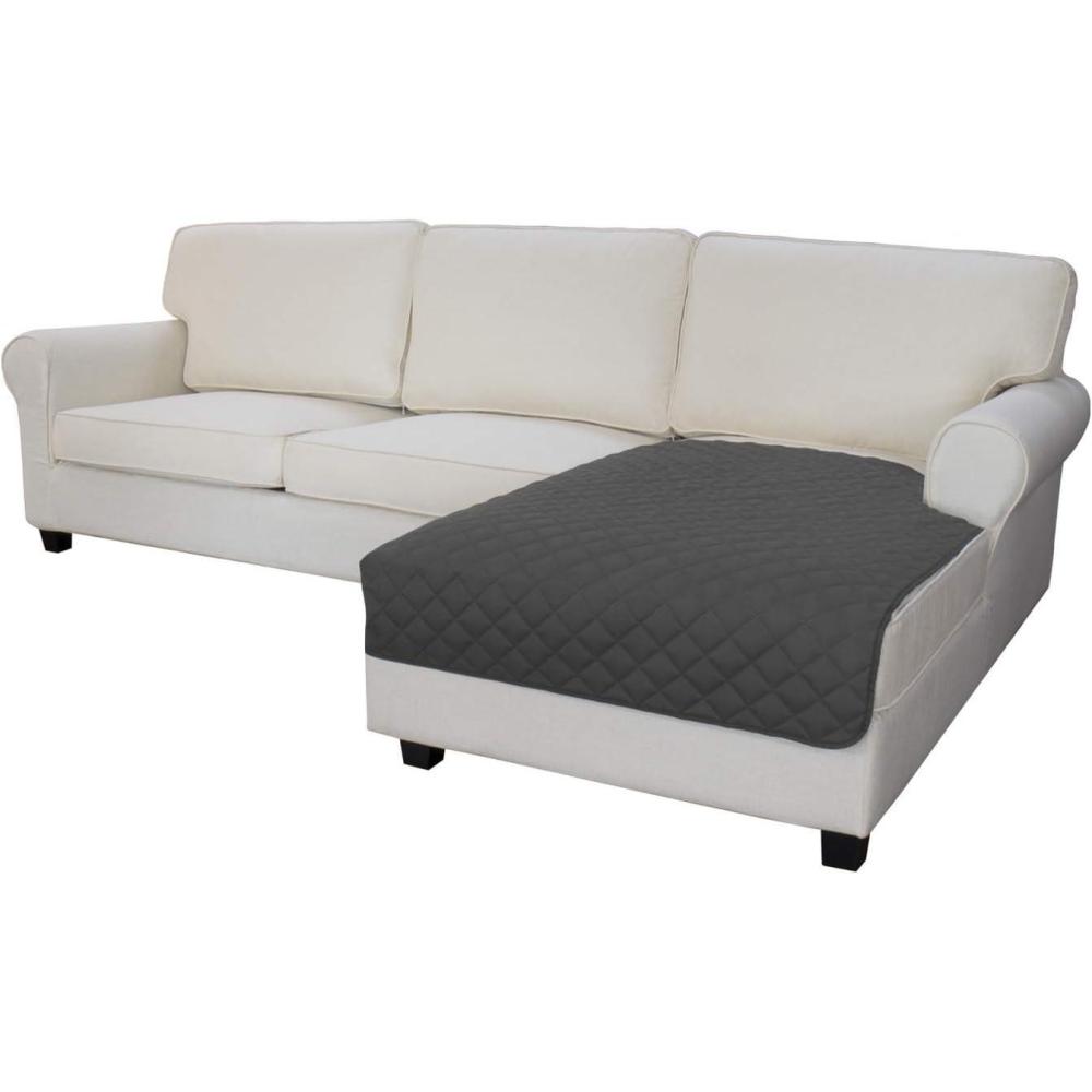image:imageEasyGoing Sectional Couch Covers for Dogs L Shape Sofa Cover Reversible Sofa Slipcover Chaise Lounge Cover Furniture Protector Cover for Pets Dog Cat Large Dark GrayDark GrayDark GrayDark Gray