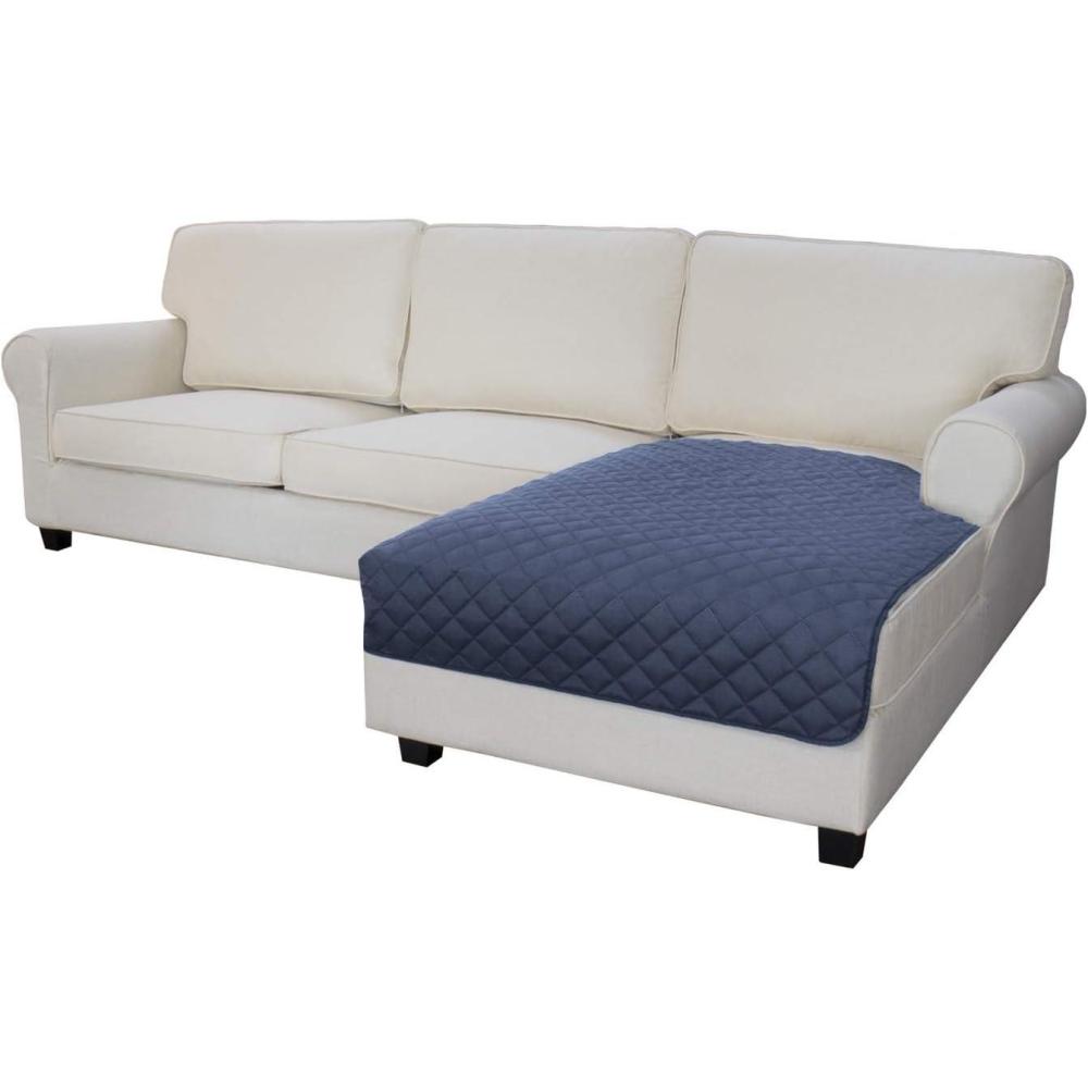 image:imageEasyGoing Sectional Couch Covers for Dogs L Shape Sofa Cover Reversible Sofa Slipcover Chaise Lounge Cover Furniture Protector Cover for Pets Dog Cat Large Dark GrayDark GrayDark BlueDark Blue