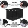 Easy-Going Dog Crate Cover 30 Inch Dog Kennel Cover for Dog, Cage Covers for Dog Crates Fit (30″ Lx19 Wx21 H) Black