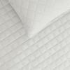 Easy-Going Full/Queen Size Reversible Quilt Set with 1 Quilt and 2 Pillow Shams, Soft Bed Quilt Cover, Lightweight Microfiber Bedspread, Water and Stain Resistant, Gray/Light Gray(Ivory/Ivory)