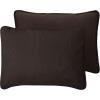 Easy-Going Full/Queen Size Reversible Quilt Set with 1 Quilt and 2 Pillow Shams, Soft Bed Quilt Cover, Lightweight Microfiber Bedspread, Water and Stain Resistant, Gray/Light Gray(Olive Leaf-chocolate/Beige)