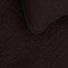 Easy-Going Full/Queen Size Reversible Quilt Set with 1 Quilt and 2 Pillow Shams, Soft Bed Quilt Cover, Lightweight Microfiber Bedspread, Water and Stain Resistant, Gray/Light Gray(Olive Leaf-chocolate/Beige)