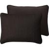 Easy-Going Full/Queen Size Reversible Quilt Set with 1 Quilt and 2 Pillow Shams, Soft Bed Quilt Cover, Lightweight Microfiber Bedspread, Water and Stain Resistant, Gray/Light Gray(Damask-chocolate/Beige)