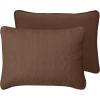 Easy-Going Full/Queen Size Reversible Quilt Set with 1 Quilt and 2 Pillow Shams, Soft Bed Quilt Cover, Lightweight Microfiber Bedspread, Water and Stain Resistant, Gray/Light Gray(Damask-brown/Beige)