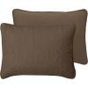 Easy-Going Full/Queen Size Reversible Quilt Set with 1 Quilt and 2 Pillow Shams, Soft Bed Quilt Cover, Lightweight Microfiber Bedspread, Water and Stain Resistant, Gray/Light Gray(Damask-camel/Ivory)