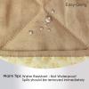 Easy-Going Micro Suede Sofa Slipcover Sofa Cover Couch Cover with Three Pockets Quilted Pets Covers Plastic Drop Printing Pets,Kids,Children,Dog,Cat (Sofa,Camel)