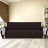 Easy-Going Micro Suede Sofa Slipcover Sofa Cover Couch Cover with Three Pockets Quilted Pets Covers Plastic Drop Printing Pets,Kids,Children,Dog,Cat (Sofa,Coffee)