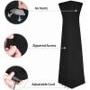 Easy-Going Patio Heater Cover with Zipper and Storage Bag, Waterproof Outdoor Heater Cover Dustproof, UV-Resisant, Wind-Resistant (89″H x 33″D x 19″B, Camel)(Black)
