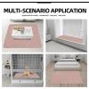 Easy-Going Sectional Couch Covers for Dogs L Shape Sofa Cover Reversible Sofa Slipcover Chaise Lounge Cover Furniture Protector Cover for Pets Dog Cat (Large, Dark Gray/Dark Gray)(Pink/Pink)
