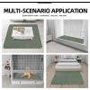 Easy-Going Sectional Couch Covers for Dogs L Shape Sofa Cover Reversible Sofa Slipcover Chaise Lounge Cover Furniture Protector Cover for Pets Dog Cat (Large, Dark Gray/Dark Gray)(Greyish Green/Greyish Green)